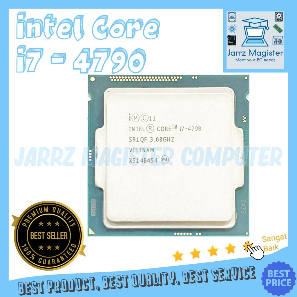 Jual Processor Intel core i7 4790 soket 1150 | Processor i7 Gen 4 LGA ...