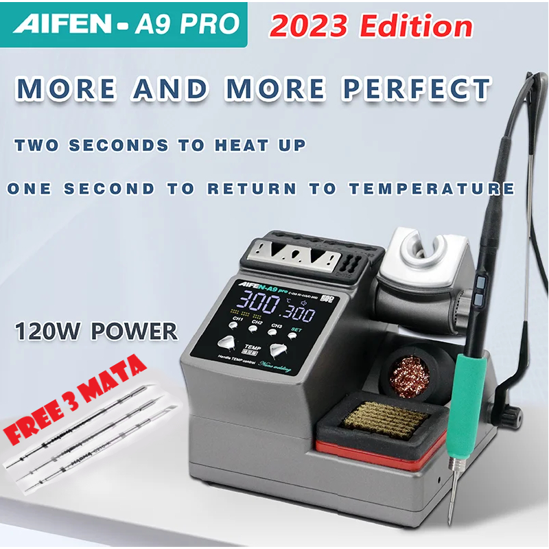 Jual SOLDER STATION AIFEN A8 T12 AIFEN A9 C210 AIFEN A9 PRO ORIGINAL ...