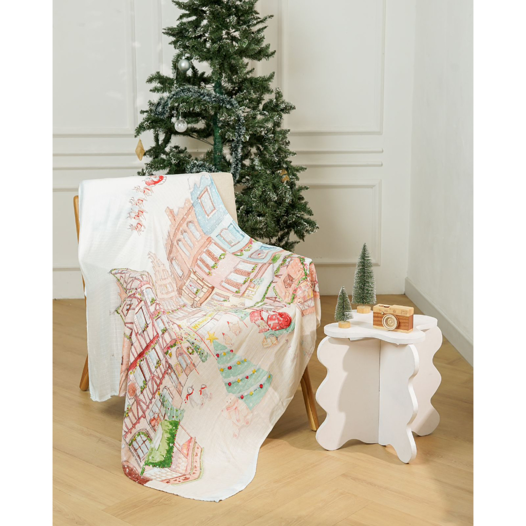Jual Cozy By Chloe Swaddle 100 Bamboo MuslinChristmas Edition