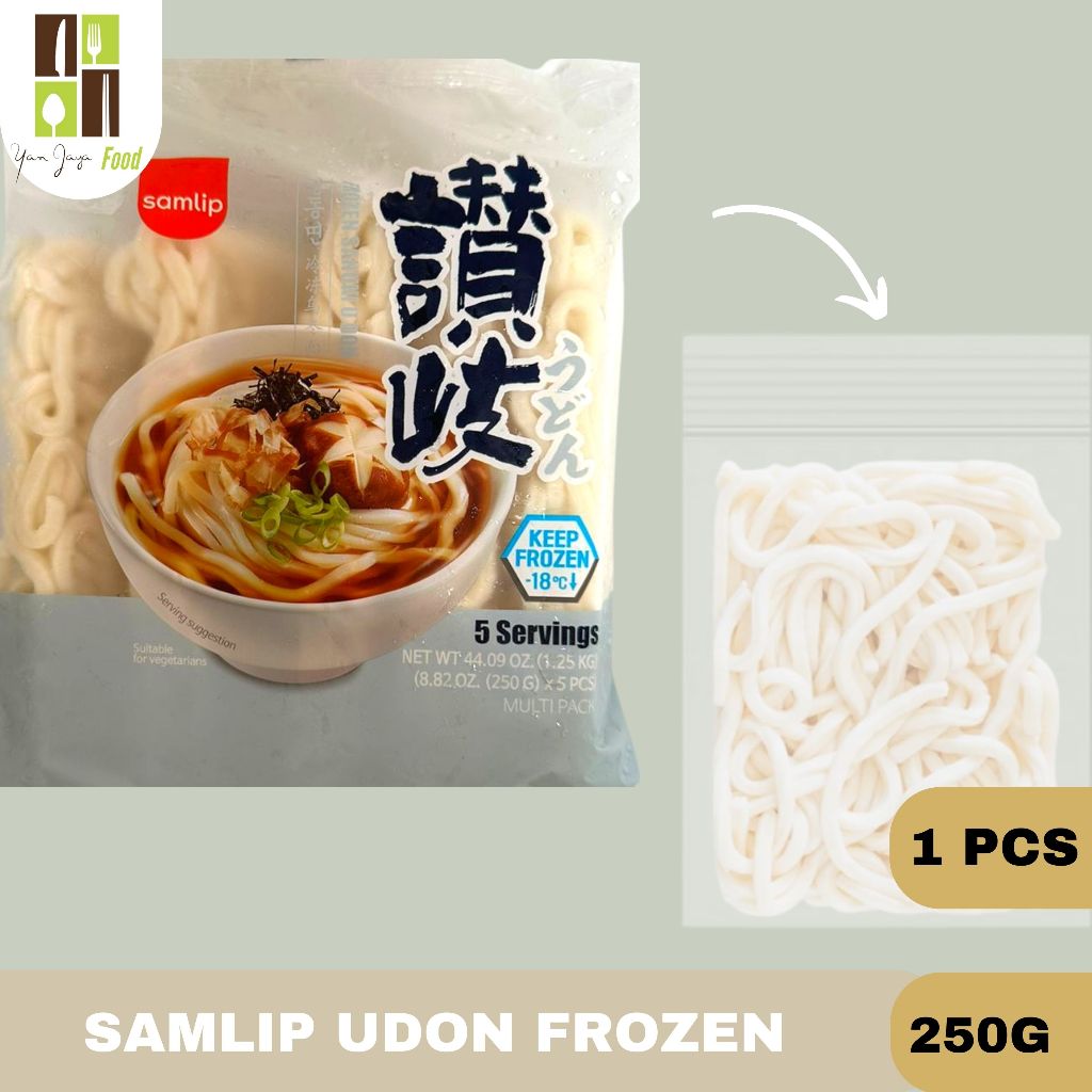 Jual Samlip Udon Frozen / Mie Udon / Frozen Noodles Kemasan 250g 1 PCS