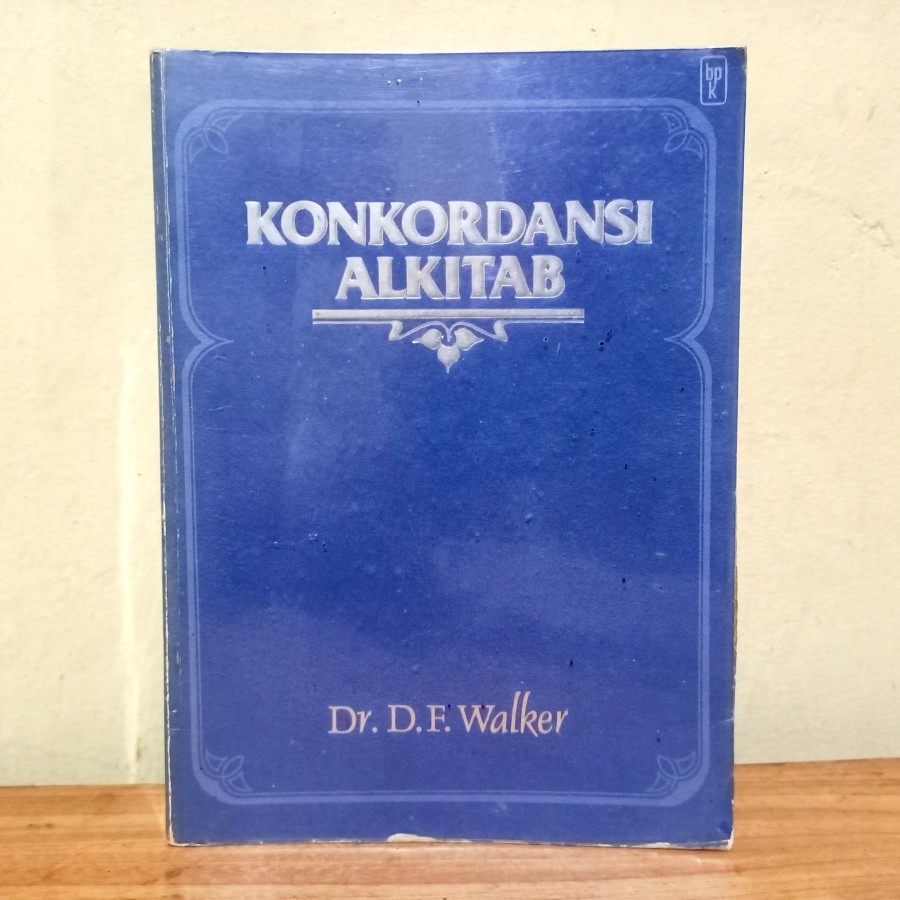 Jual Buku Konkordansi Alkitab By Dr DF Walker 1994 | Shopee Indonesia