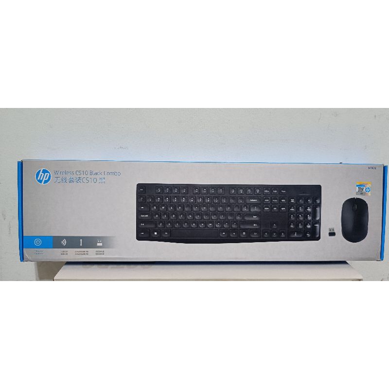 Jual KEYBOARD + MOUSE WIRELESS HP CS10 | Shopee Indonesia