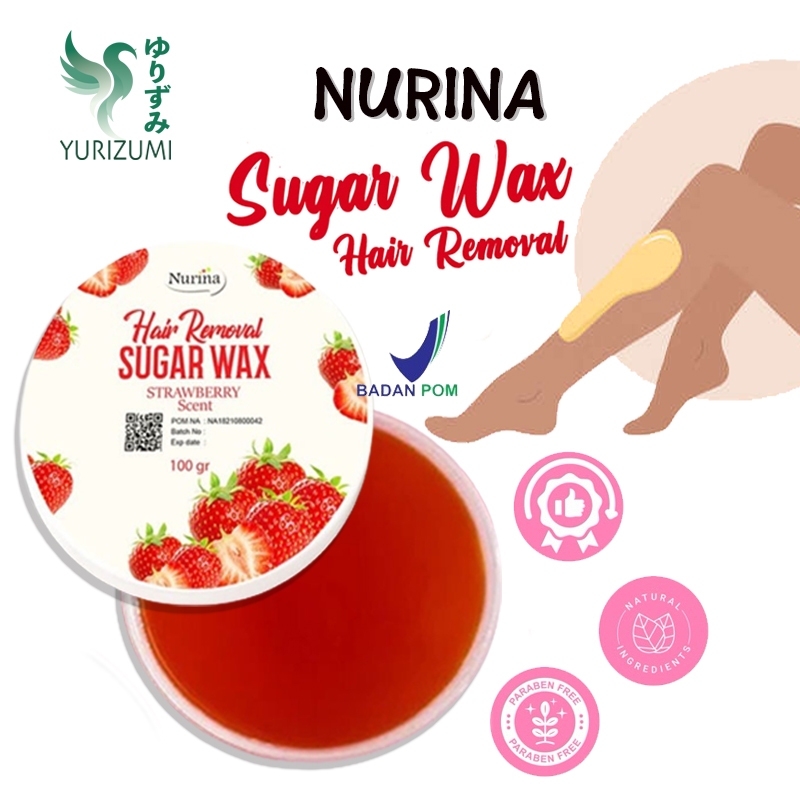 Jual Yurizumi X Nurina Sugar Wax Waxing Kit 100g / Gel Penghilang Bulu