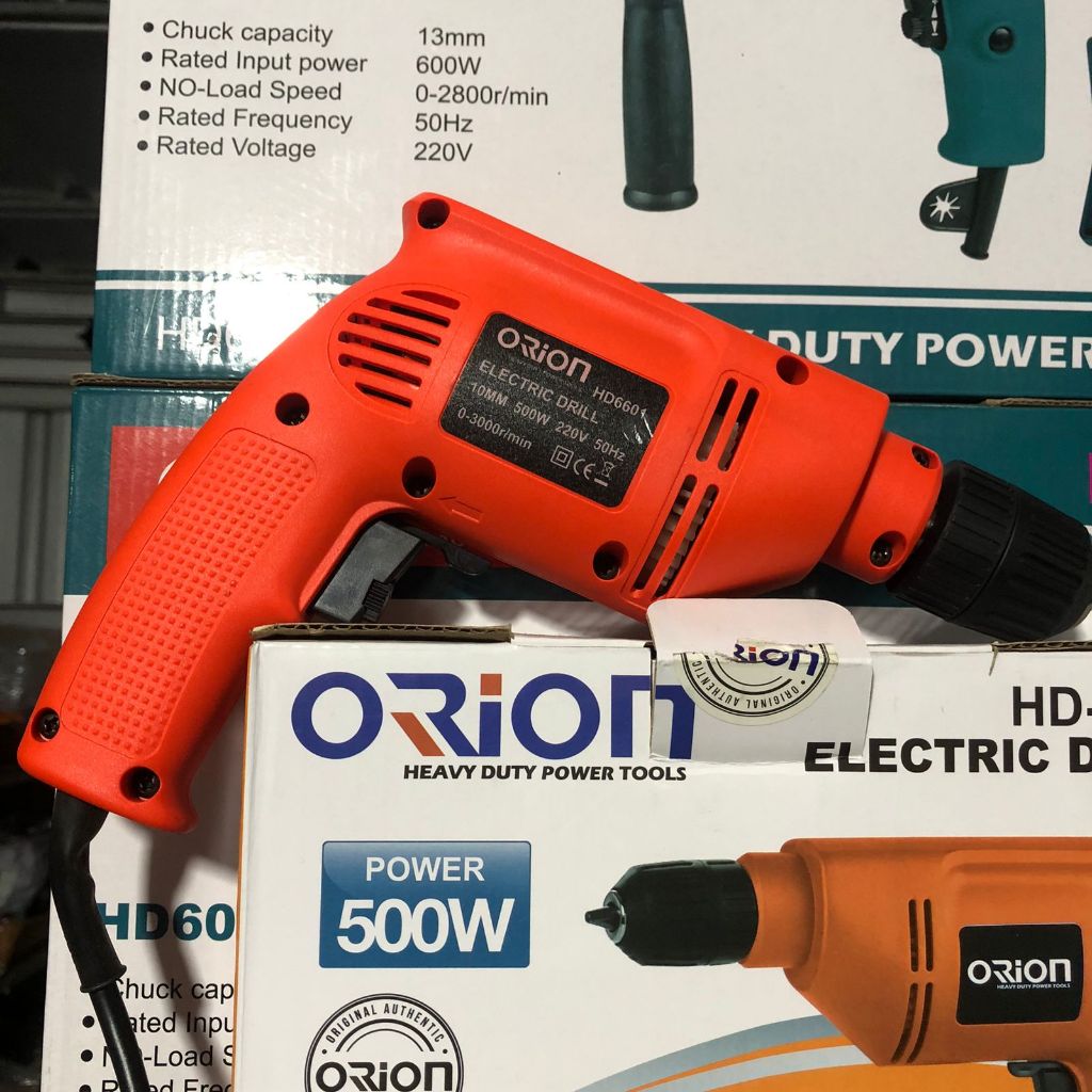 Jual Mesin Bor Listrik Elektrik Drill Listrik Orion Hd6601 Shopee