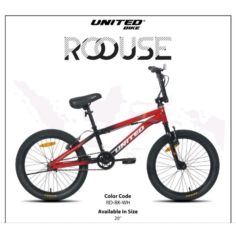 Sepeda United Bmx 20 Jual Sepeda Anak Laki BMX UNITED FLOSS Ukuran