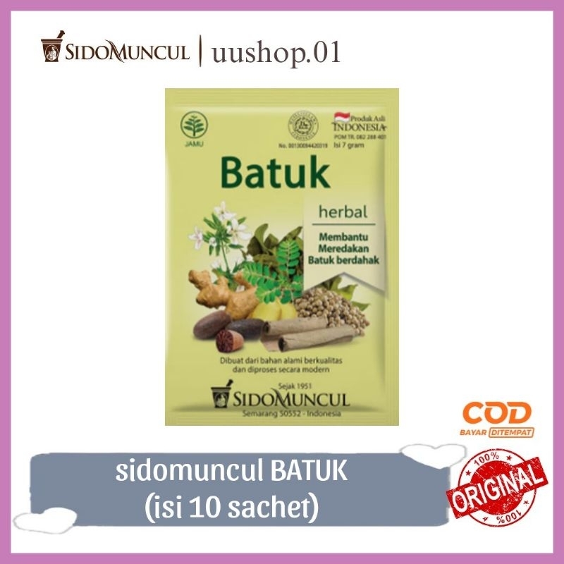 Jual Jamu Sidomuncul Batuk Isi Bungkus Shopee Indonesia