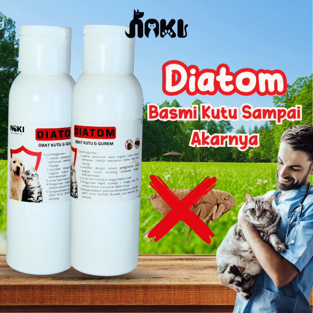 Jual Bisa Cod Bedak Kutu Untuk Kucing Bedak Aman Terjilat Penghilang