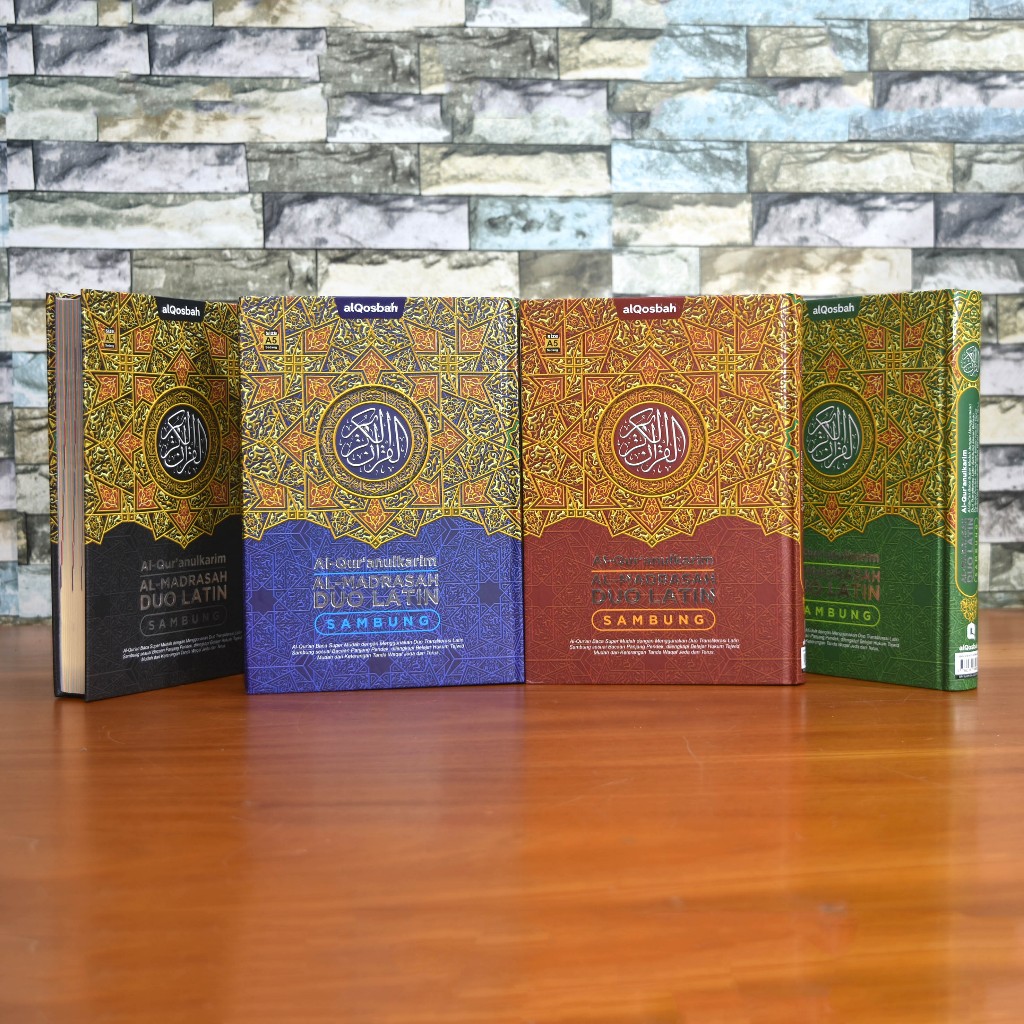 Jual Quran Belajar Membaca Mudah Terjemah Al Madrasah Duo Latin Sambung ...