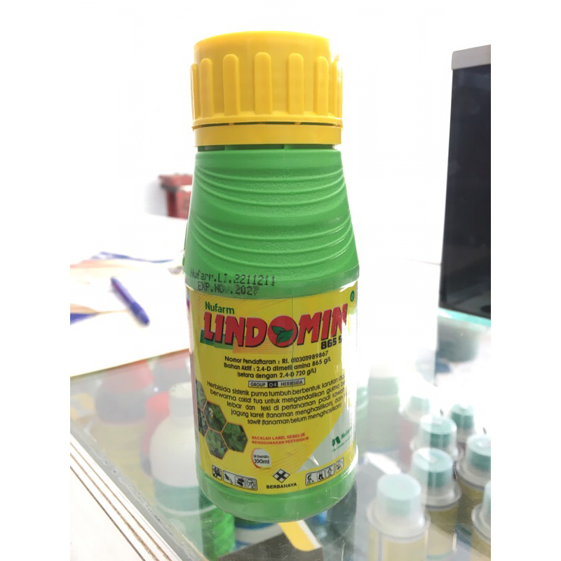 Jual LINDOMIN 865/ 200ml | Herbisida gulma daun lebar (untuk padi ...