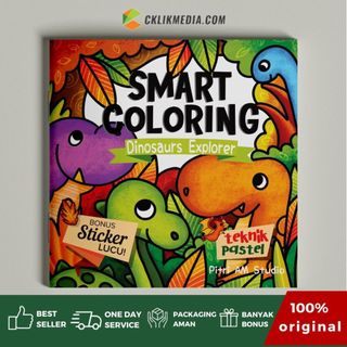 Jual CKLIK MEDIA - Buku Mewarnai: Smart Coloring Dinosaurus Explorer ...