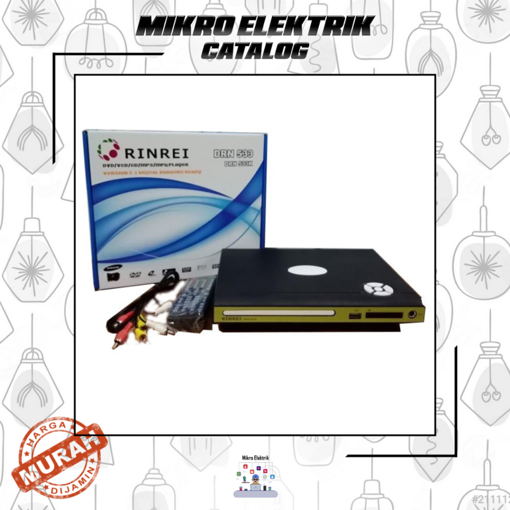Jual DVD / VCD / CD / MP3 / MP4 Player / Digital Karaoke RINREI DRN