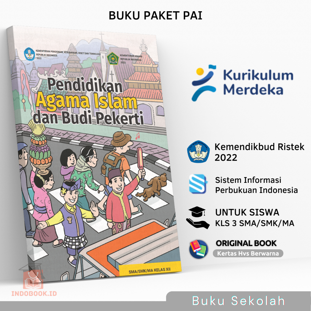 Jual BUKU PAKET PAI KELAS 12 SMA SMK MA KURIKULUM MERDEKA BELAJAR Buku ...