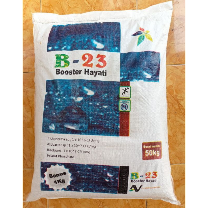 Jual Pupuk B-23 Booster Hayati/Pupuk Single/Pengganti NPK Kimia ...