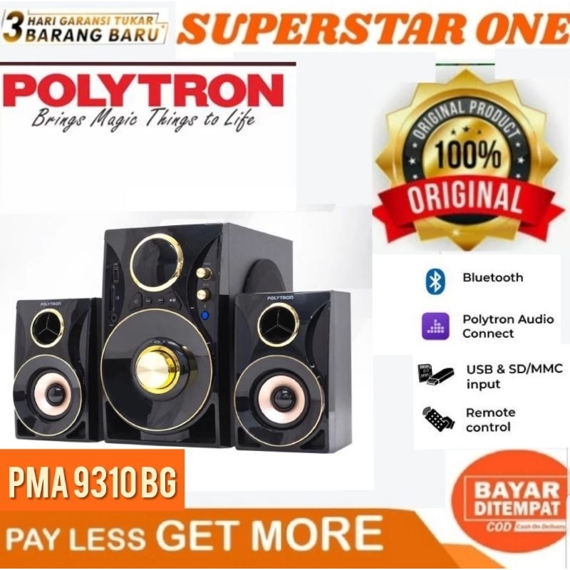 Jual Speaker Aktif Polytron Pma 9310 Bg Speaker Bluetooth Shopee