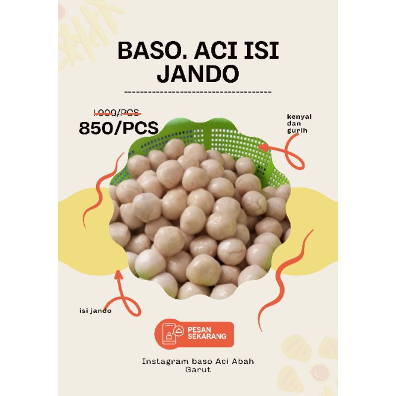 Jual Baso Aci Isi Jando Shopee Indonesia