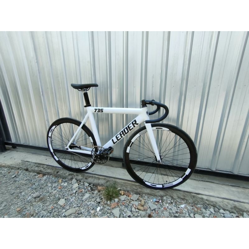 Jual Fulbike Fixie Leader 735 Rapilka Custom | Shopee Indonesia