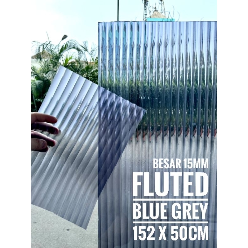 Jual FLUTED PREMIUM REEDED MORU GLASS WINDOW STICKER Sticker Kaca