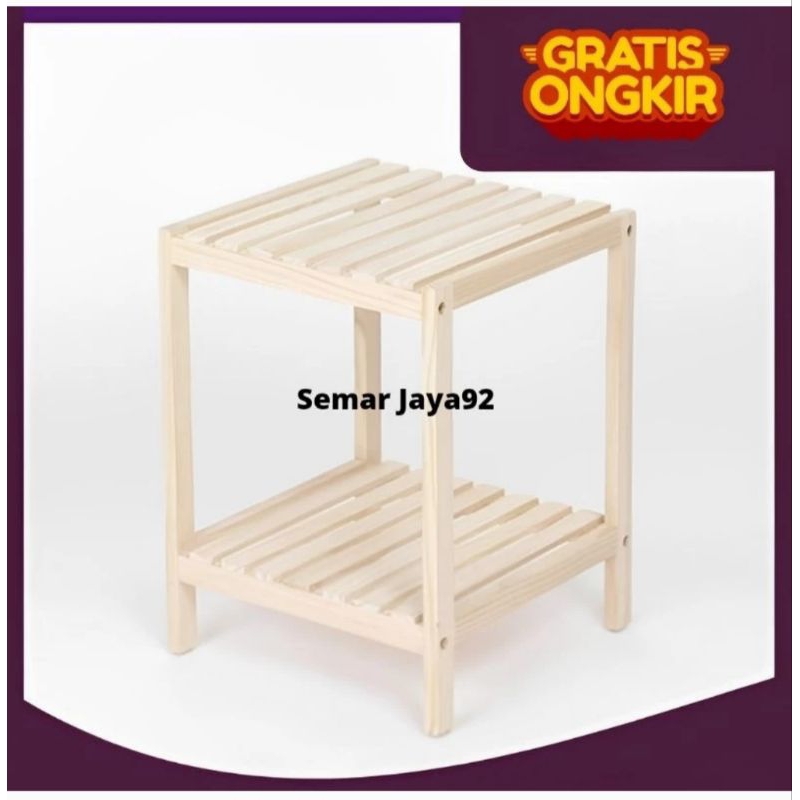 Jual rak 2 tingkat minimalis rak serbaguna rak spatu rak dispenser ...
