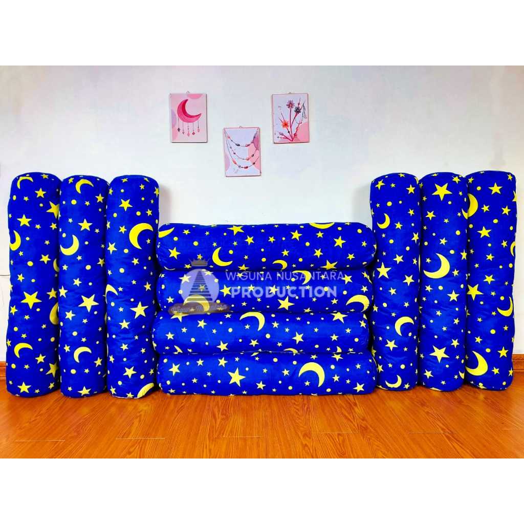Jual Paket 10 Guling Tidur Motif isi silicon | Shopee Indonesia