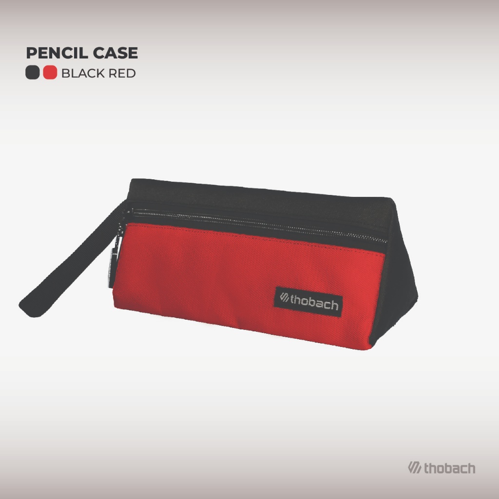 Jual Thobach Pencil Case Triangle Pria Wanita Tempat Atk Thobach Tempat Pencil Cepuk Pouch