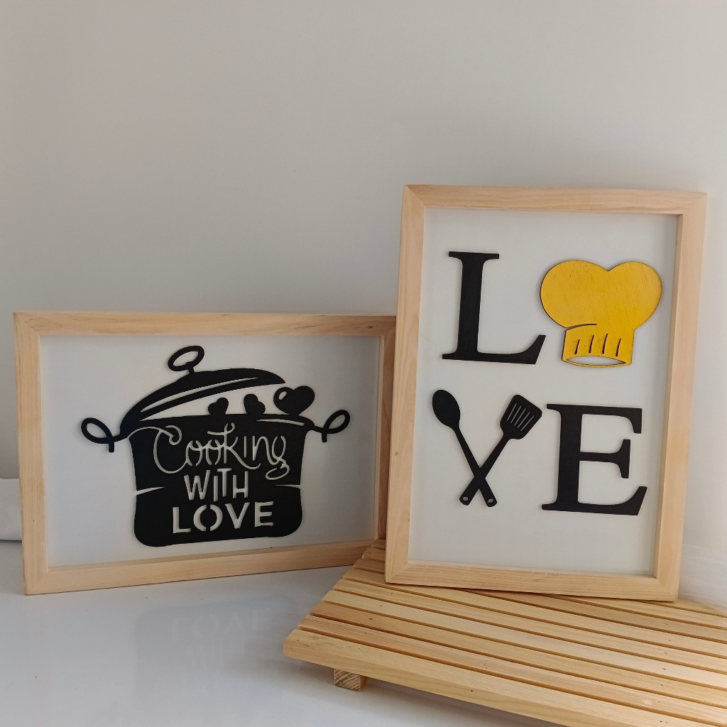 Jual Hiasan Dinding Gambar Timbul dengan Frame PREMIUM | Shopee Indonesia