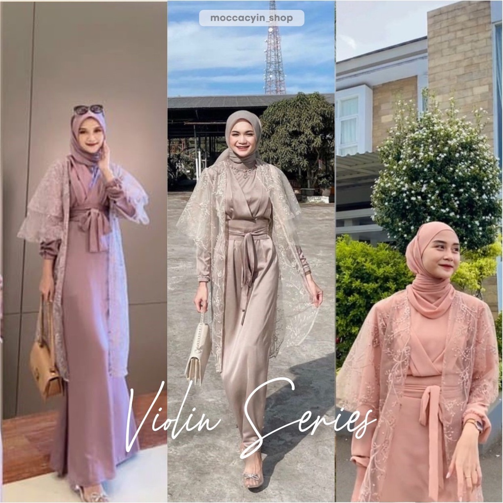 Jual [READY ALL SIZE!!!] - KIMONO DRESS RAYYA BY KHAILA GAMIS RAYA ...