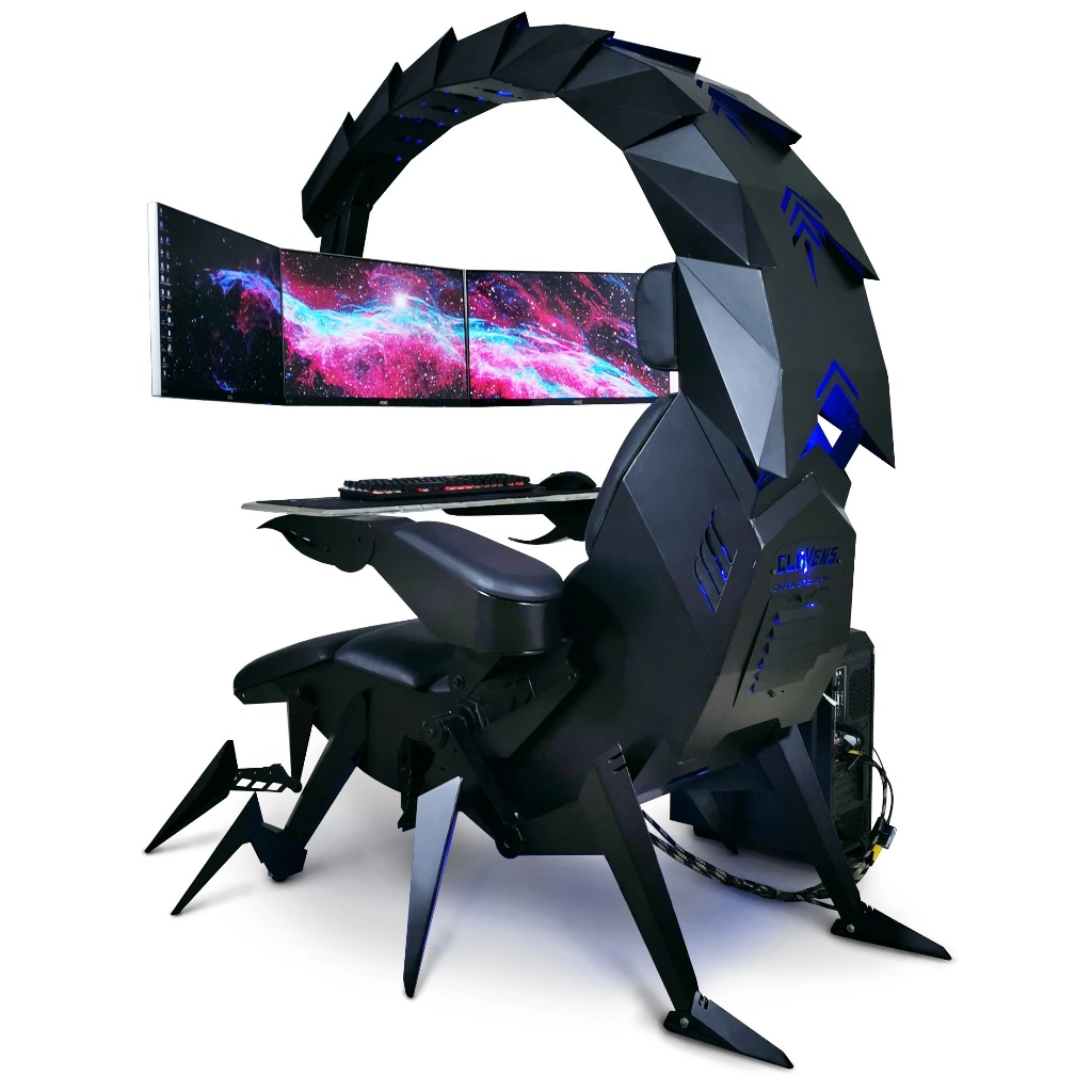 Jual High End Scorpion Computer Workstation, kursi gaming komputer