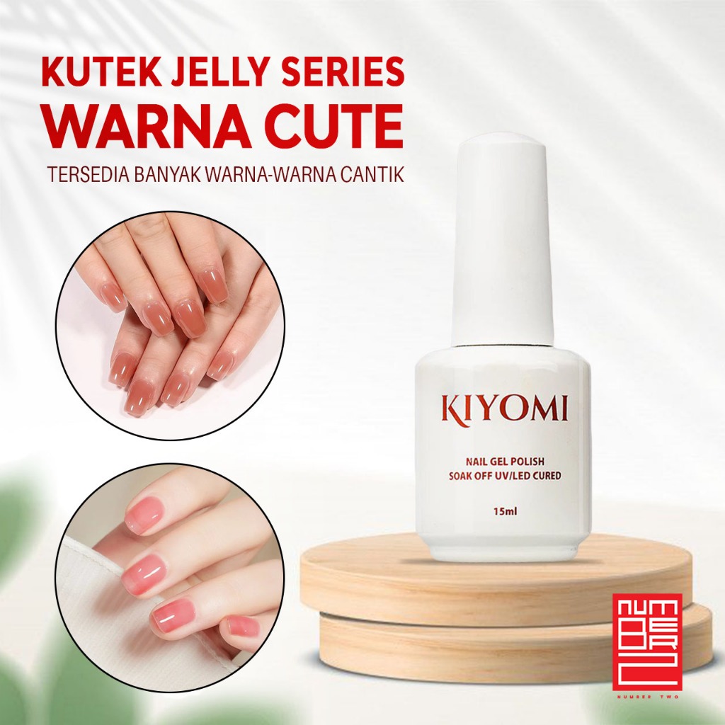 Jual Kutek Kuku Kiyomi Nail Art Painting Uv Warna Pink Nude Jelly Gel