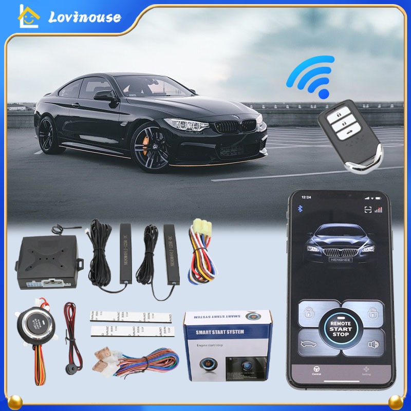 Jual 15 fungsi mobil passive keyless entry push start engine autolock ...