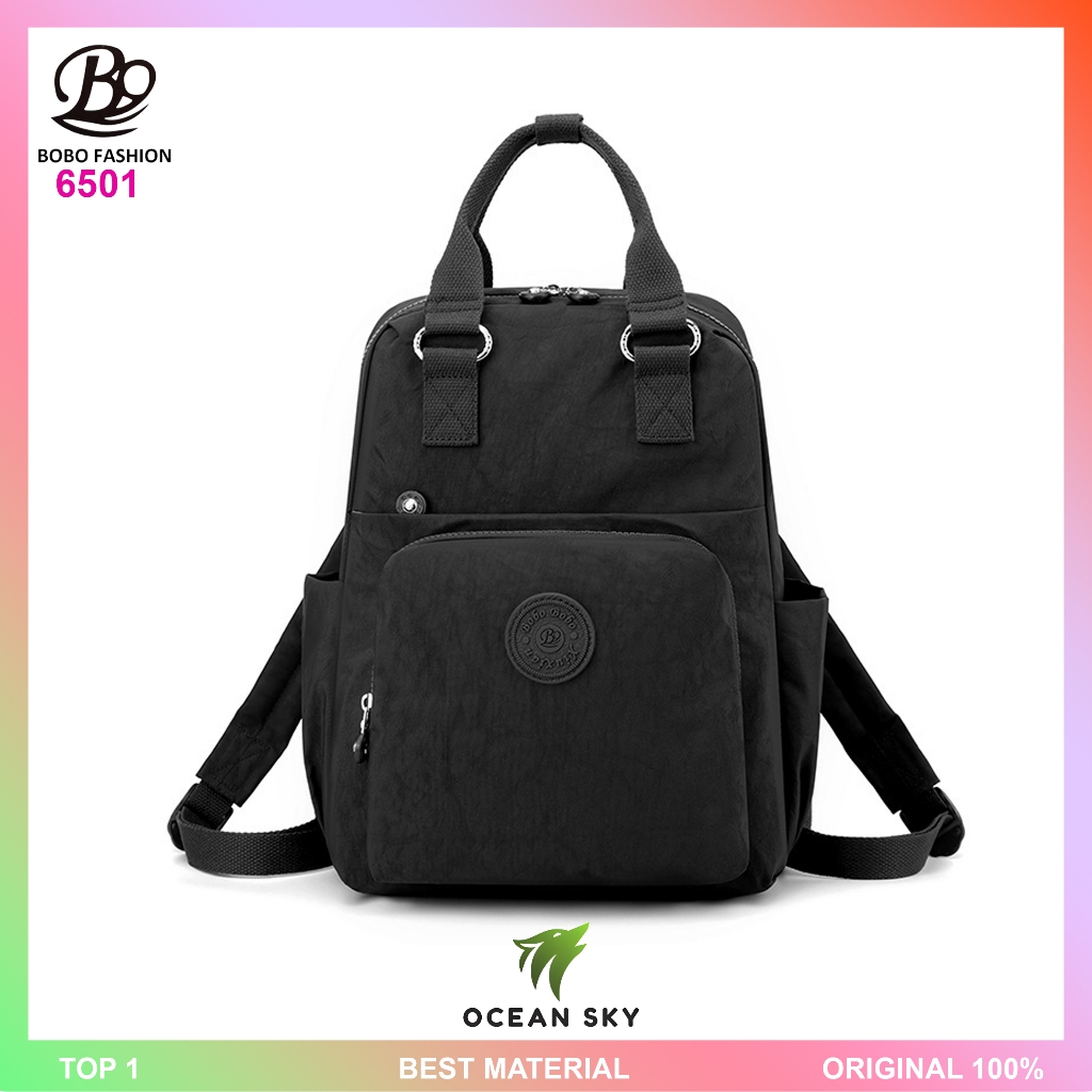 Jual Tas ransel BOBO FASHION 6501 Tas Ransel laptop 13inch ransel ...