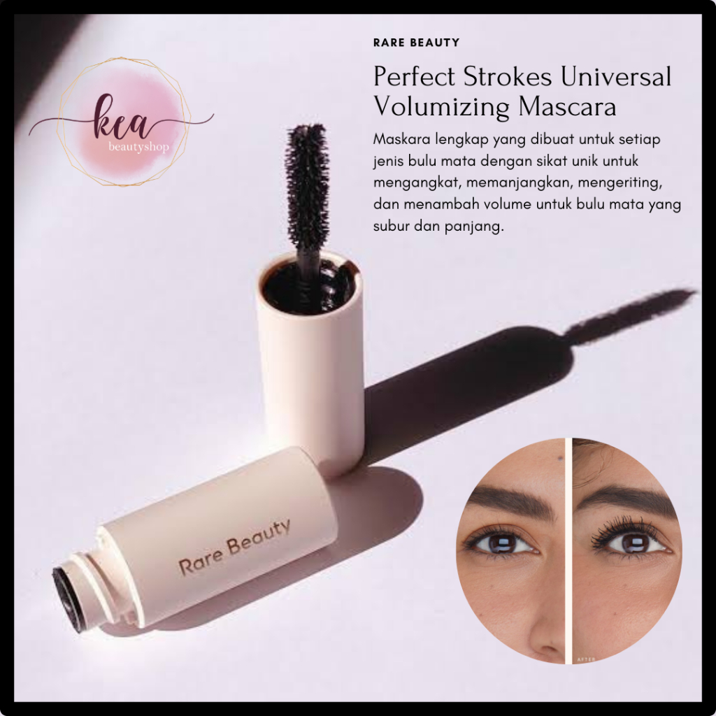 Jual RARE BEAUTY PERFECT STROKES UNIVERSAL VOLUMIZING MINI MASCARA 3ML ...