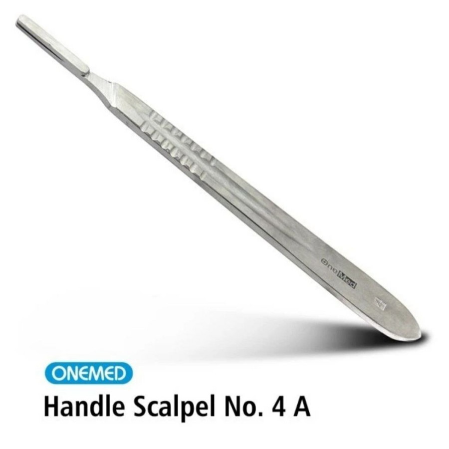 Jual Scalpel Handle No 4 Onemed / Dental instrumen Scapel handle AKD ...