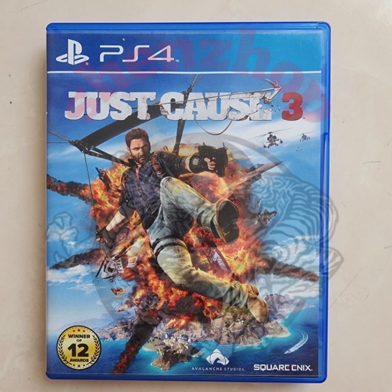 Jeu PS4 Just Cause 3 – Boîtier Et Disque – Bon état