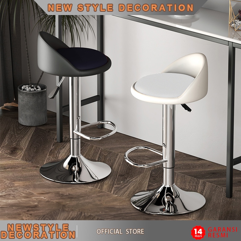 Jual Kursi Bar Stool Kursi Cafe Bangku Makan Praktis Kursi Kitchen Set