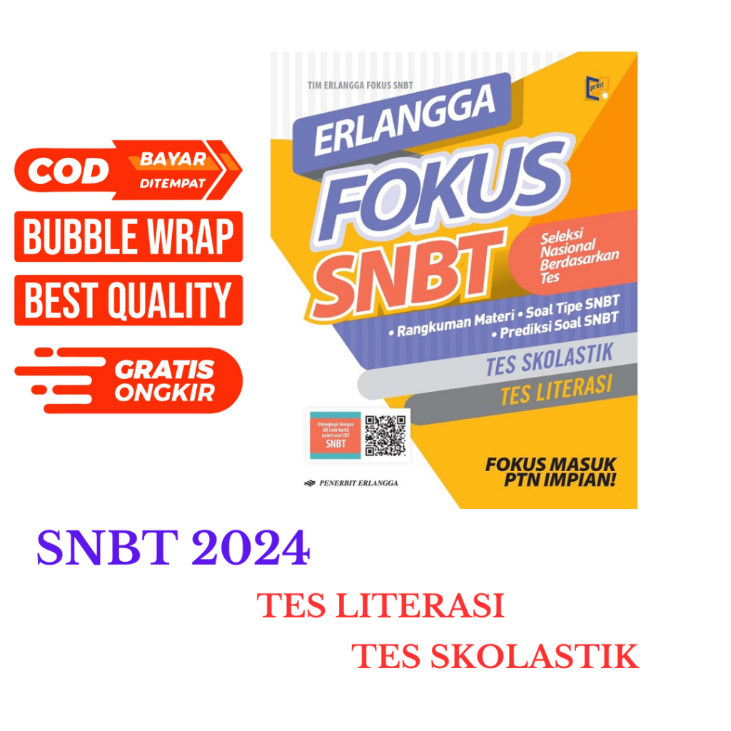 Jual Buku Fokus Snbt 2024 Tes Literasi And Tes Skolastik Original