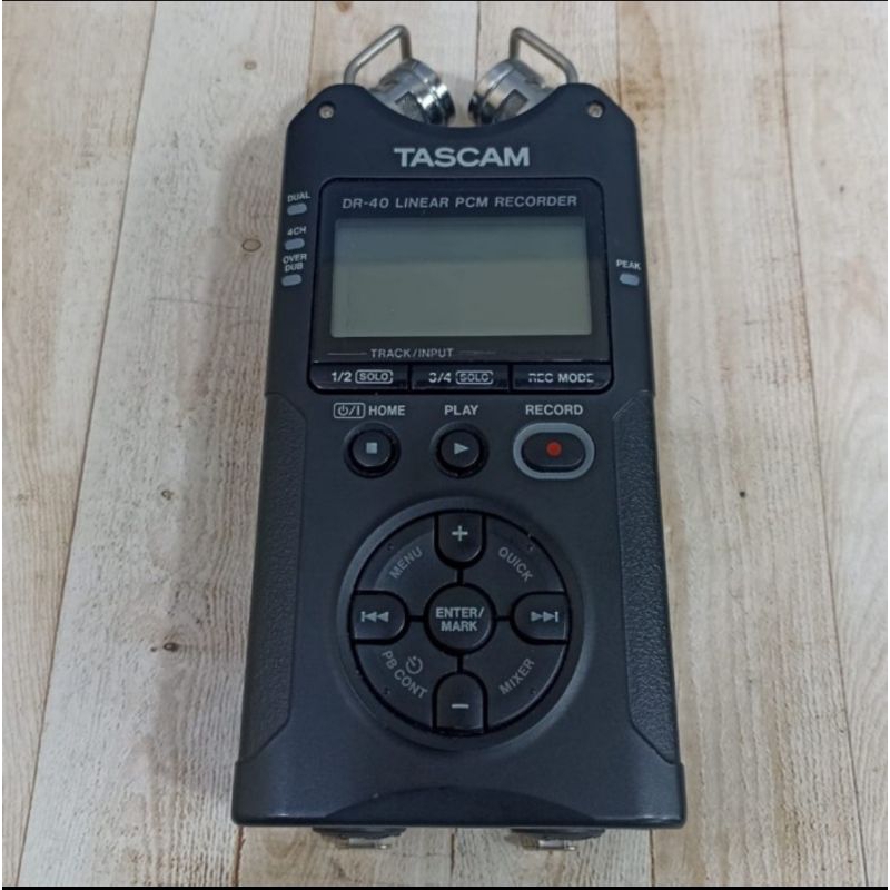 Jual TASCAM DR40 / DR 40 LINEAR PCM 4 TRACK PORTABLE DIGITAL RECORDER