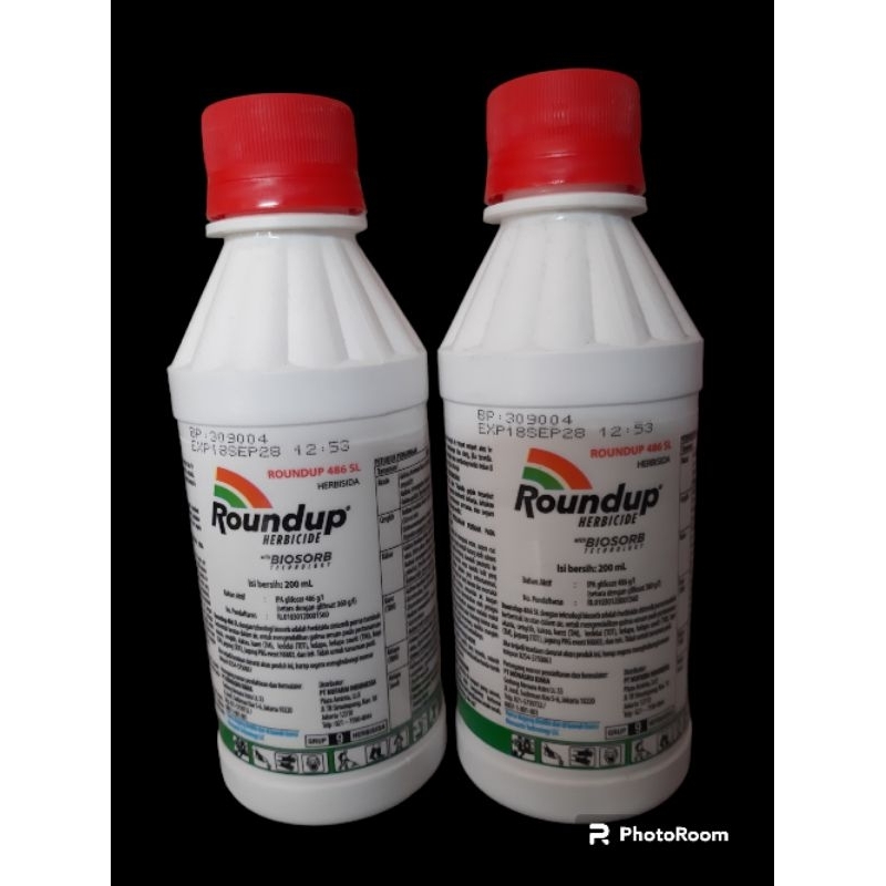 Jual Herbisida Racun Rumput Roundup 486 Sl 200ml Shopee Indonesia