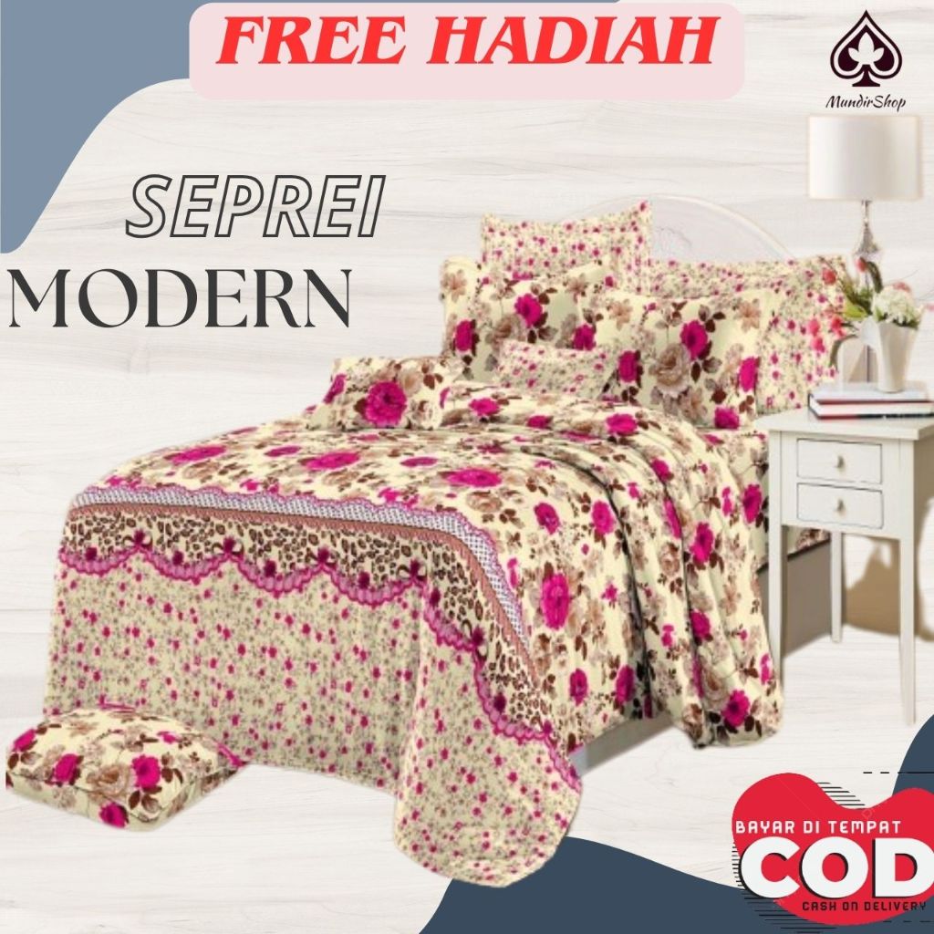 Jual Sprei Kasur Ukuran 180x200 Seprai Homemade Motif Bunga Aesthetik ...