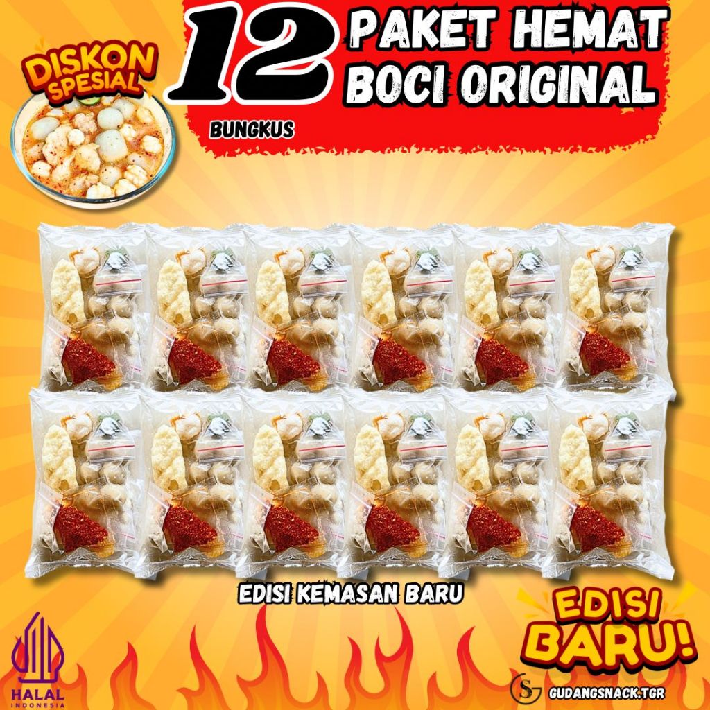 Jual 12 Bungkus Baso Aci Paket Usaha Edisi Kemasan Baru Shopee Indonesia