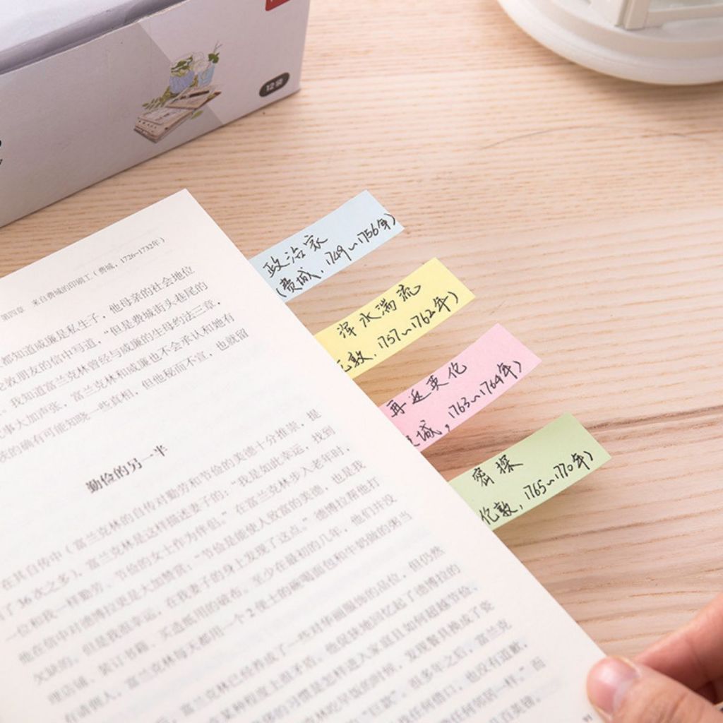 Jual WM Sticky Note Polos / Sticky Notes Penanda Halaman / Kertas ...
