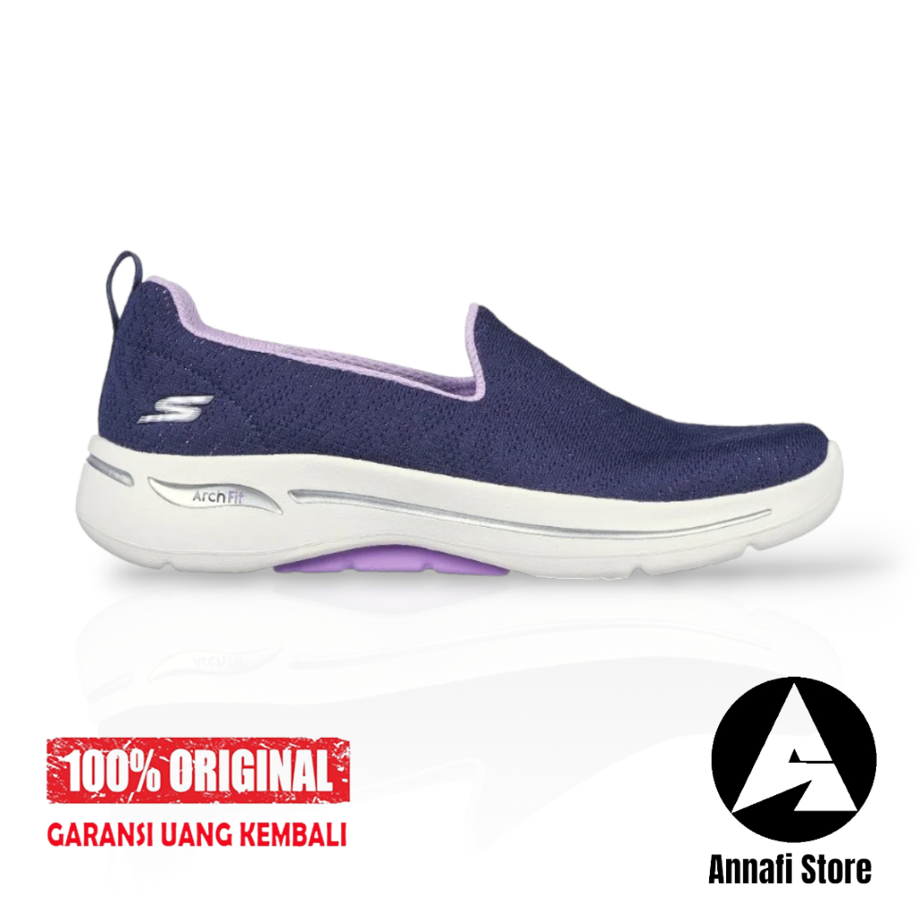 Jual SEPATU SNEAKERS SKECHERS GO WALK ARCH FIT OCEAN REEF 124881/NVLV ...