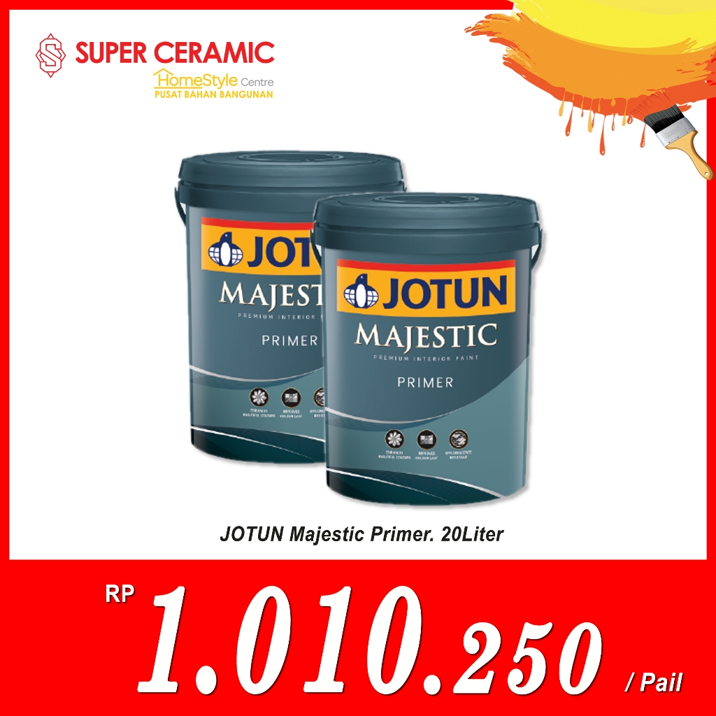 Jual Jotun Majestic Primer Cat Dasar Cat Primer 20l Shopee Indonesia 0608