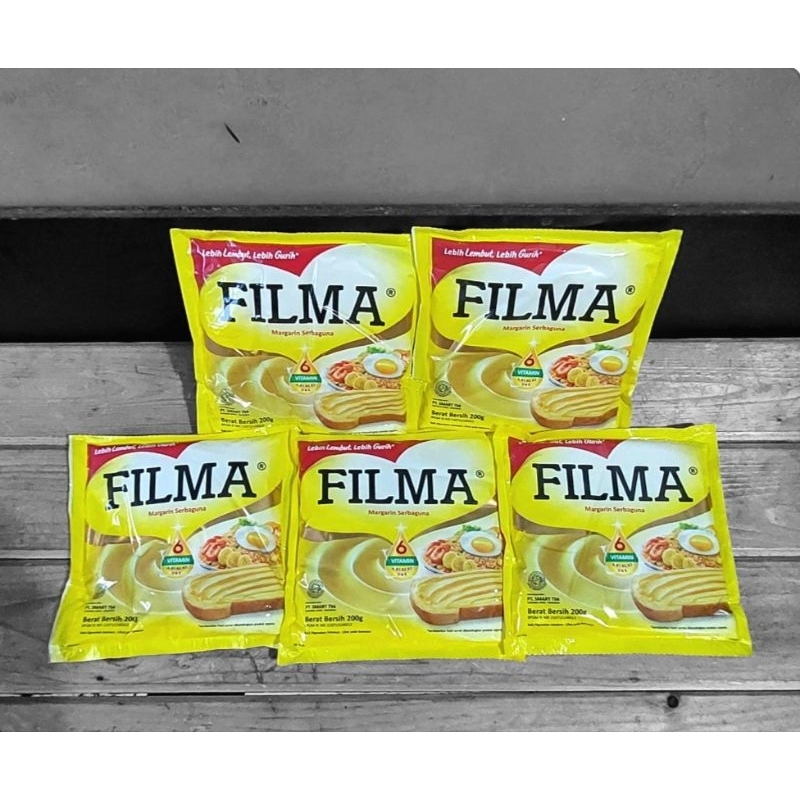 Jual Filma Margarin 200 gram 1 dus/karton isi 60 pcs exp maret 2025 ...