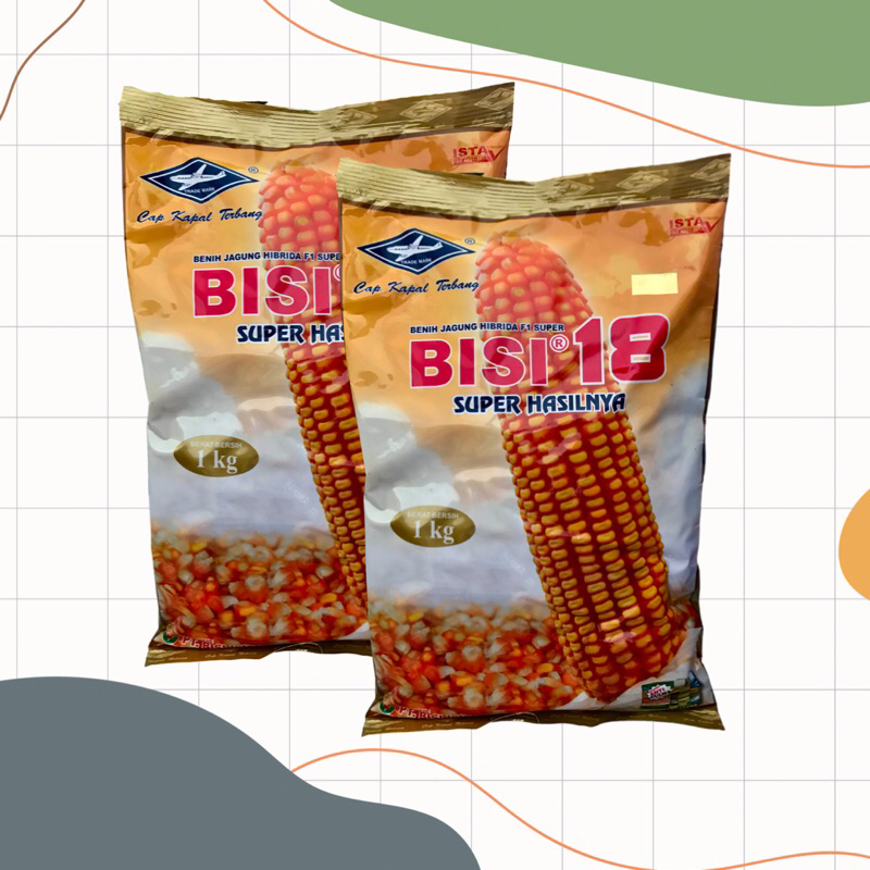 Jual Bisi 18 Benih Jagung Hibrida F1 Super 1kg Shopee Indonesia