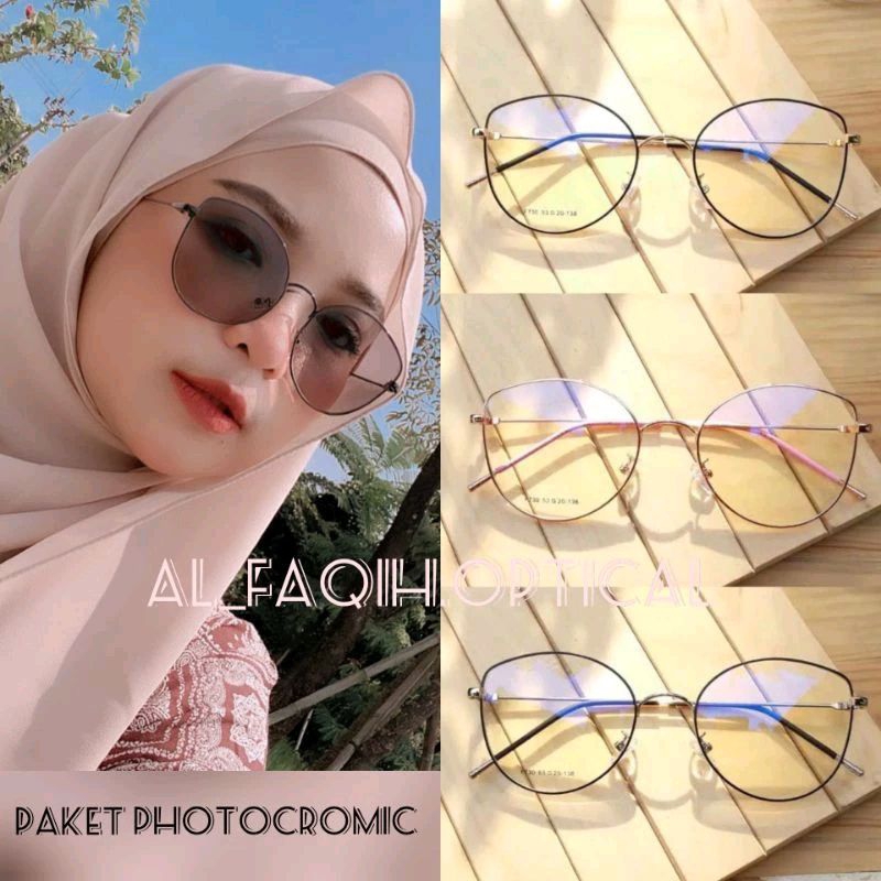 Jual Frame Kacamata Plus Progresif Photocromic 730 Kacamata Baca Dan