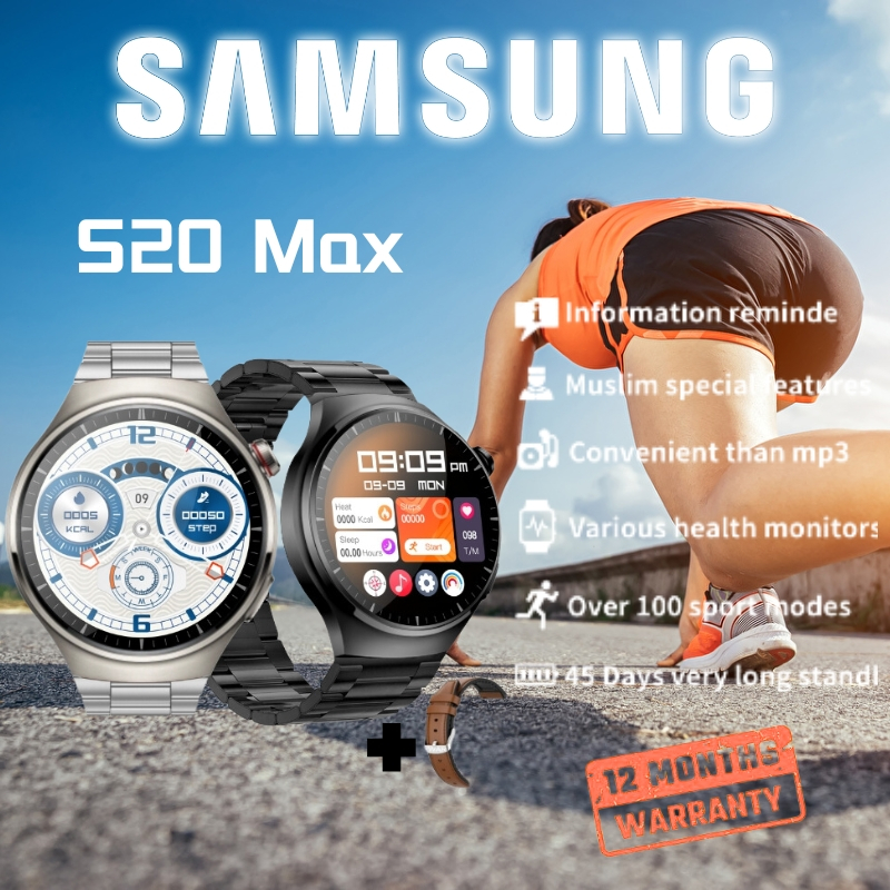 Jual SAMSUNG Smartwatch S20 Max jam tangan pria watch Series S20 Max 1.