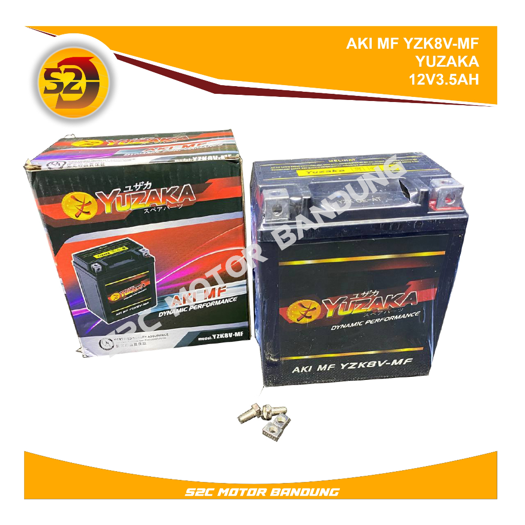 Jual AKI XMAX R25 MT25 CBR 250 VESPA LX YUZAKA YZK8V-MF | Shopee Indonesia