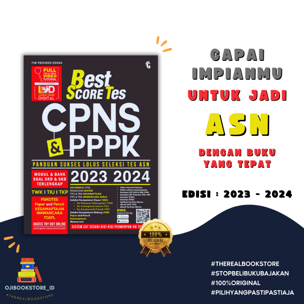 Jual Buku Tes Cpns Pppk Best Score Tes Cpns Pppk Shopee Indonesia