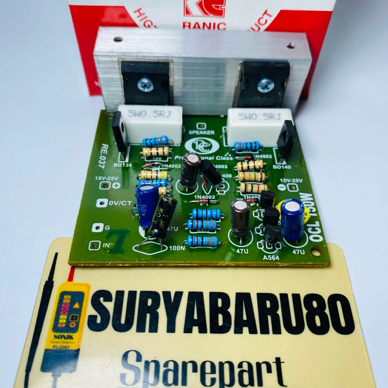 Jual Kit power Amplifier OCL 150W MONO | Shopee Indonesia