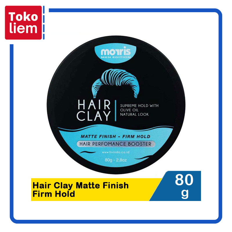 Jual Morris Hair Clay Matte Finish Firm Hold 80g Shopee Indonesia